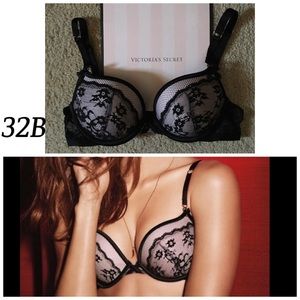 💖VS Very Sexy Flirt Demi Padded Bra 32B